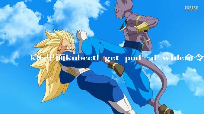 k8s里面kubectl get pod -d wide命令作用是什么？